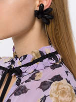 Thumbnail for your product : Simone Rocha clustered bead clip-on earrings