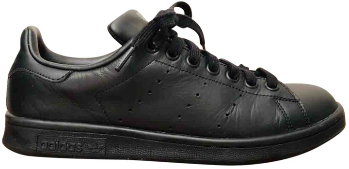 adidas stan smith black leather