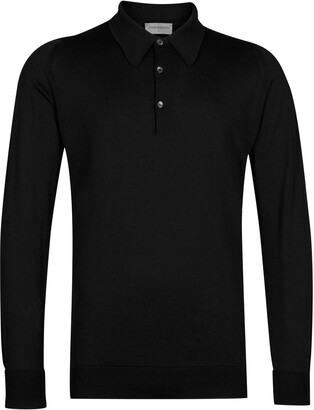 John Smedley Men's Finchley Long Sleeve Sweater Polo