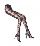 Thumbnail for your product : Alice + Olivia Semi Sheer Hosiery - ARGYLE TIGHTS