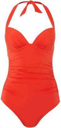 Jets 50`s gathered halter swimsuit