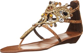 yellow box deloise wedge sandal