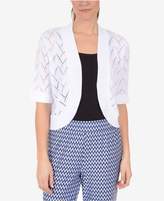 Thumbnail for your product : NY Collection Open-Front Cardigan