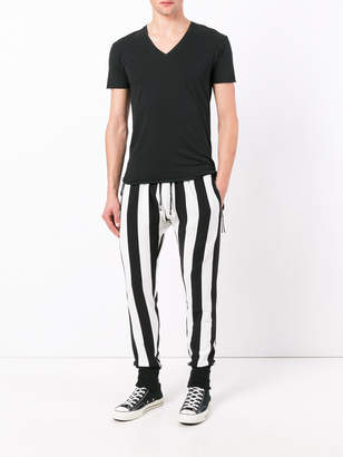 Unconditional striped skinny trousers
