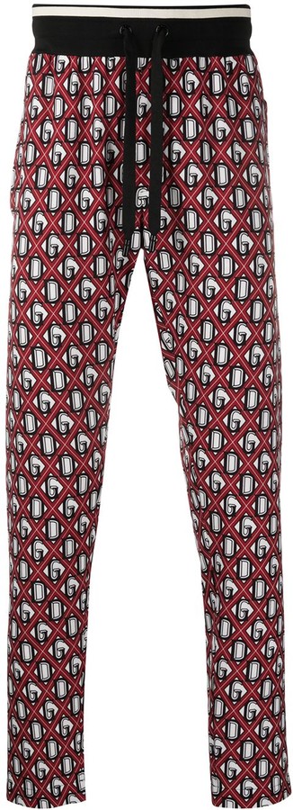 Dolce & Gabbana Logo print track pants - ShopStyle Joggers 