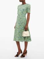 Thumbnail for your product : Altuzarra Sylvia Silk-crepe Midi Tea Dress - Womens - Green Multi