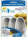 Telebrands PedEgg Replacement Blades with Emery Pads - 3 pack