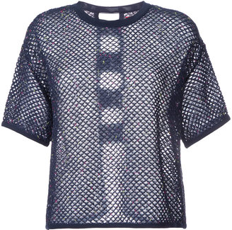 Coohem summer mesh knitted top - women - Cotton/Linen/Flax/Nylon/Polyester - 38