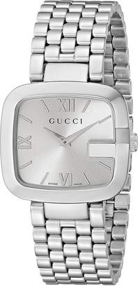 Gucci YA125411 32mm Steel Bracelet & Case Anti-Reflective Sapphire Women's Watch