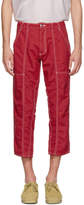 Thumbnail for your product : Eckhaus Latta Red Blunt Trousers