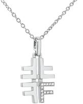 Thumbnail for your product : India Hicks Silver Love Letters Necklace with Diamonds - F - Oprah's Favorite Things