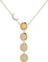 Thumbnail for your product : LMJ - Moon Transformation Necklace In 14 Kt Yellow Gold Vermeil On Sterling Silver