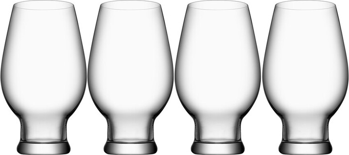 Orrefors Set of 4 Beer IPA Glasses
