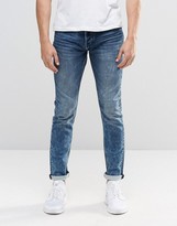 Thumbnail for your product : ONLY & SONS Slim Jog Jeans in Light blue Wash