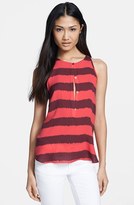 Thumbnail for your product : A.L.C. 'Lennox' Rugby Stripe Silk Tank