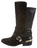 Thumbnail for your product : Brian Atwood Ponyhair Mid-Calf Boots