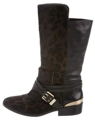 Brian Atwood Ponyhair Mid-Calf Boots