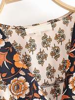Thumbnail for your product : Shein Floral Print Random Belt Drawstring Waist Dress