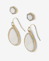 Thumbnail for your product : Express Set Of Two Embellished Teardrop And Stud Earrings