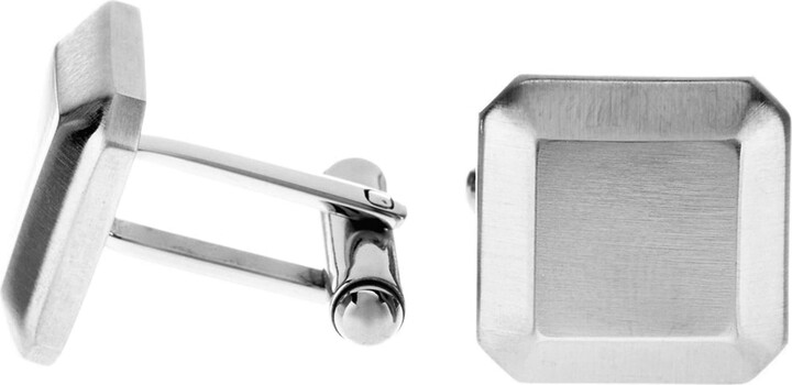 ARISTA Men's Fashionable Square Cuff Links in Stainless Steel