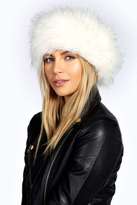 Thumbnail for your product : boohoo Anna Longpile Faux Fur Headband