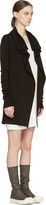 Thumbnail for your product : Rick Owens Black Knit Biker Cardigan