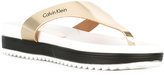 Thumbnail for your product : Calvin Klein simple flip flops