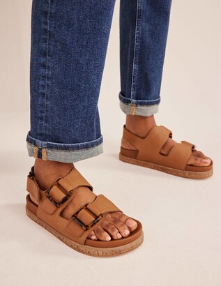 Chunky Brown Sandals | ShopStyle