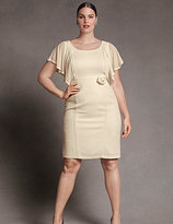 Thumbnail for your product : Lane Bryant Cloque chiffon dress by Isabel Toledo