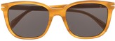 Thumbnail for your product : David Beckham Matte Square-Frame Sunglasses