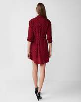 Thumbnail for your product : Express Dotted Two-Pocket Shirt Dress