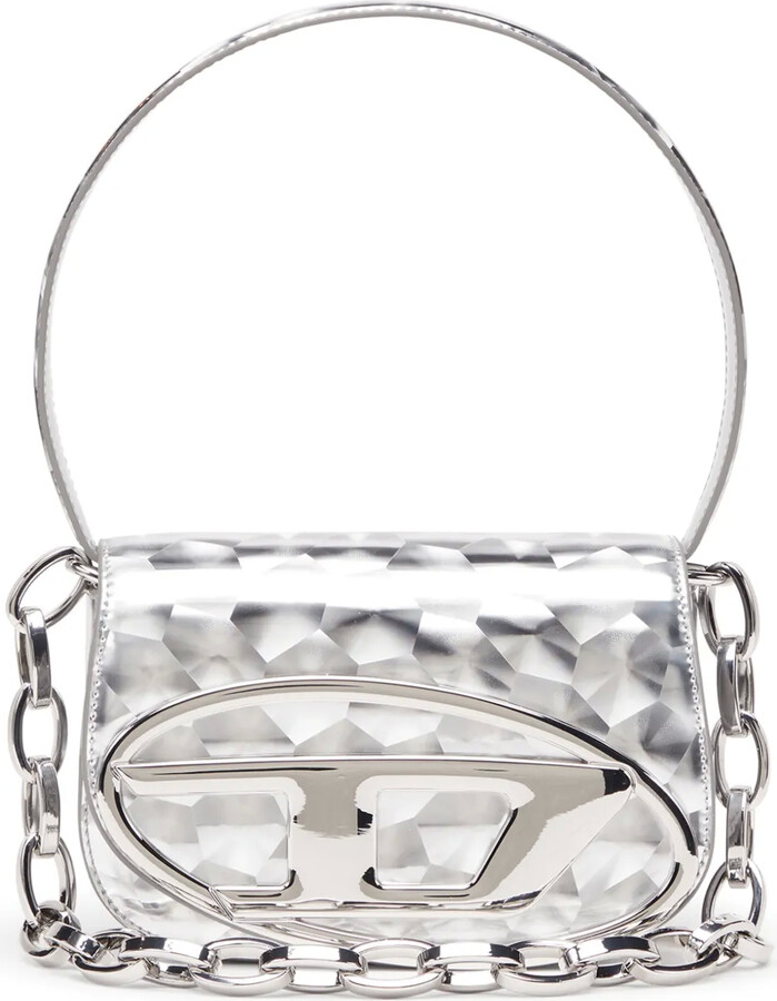 Diesel 1DR-Iconic mirror effect shoulder bag