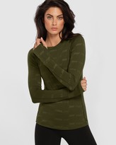 Thumbnail for your product : Lorna Jane Logo Tech Long Sleeve Performance Top