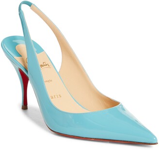 blue louboutin shoes