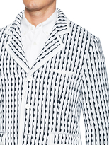 Thumbnail for your product : Black Fleece Knit Pattern Blazer