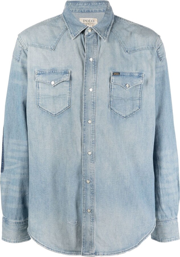 Polo Ralph Lauren LogoPatch Denim Shirt ShopStyle