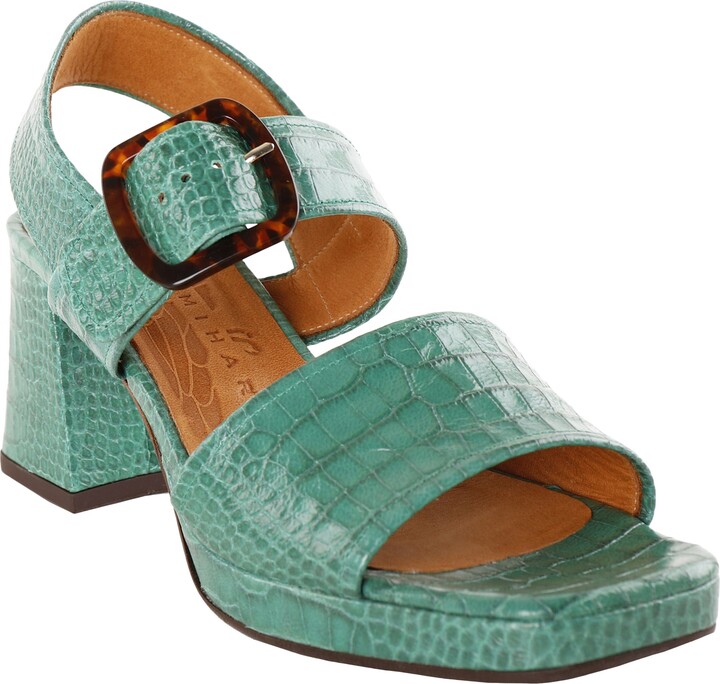 Croc-embossed Sandals | ShopStyle