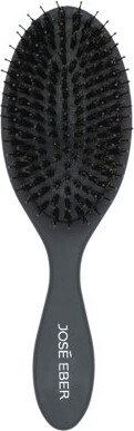 Jose Eber Professional Series - Oval Brush - 100% Natural Boar Hair With Nylon Bristle, Reduces Breakage, Ideal For All Hairtypes, Salon Styling Tool