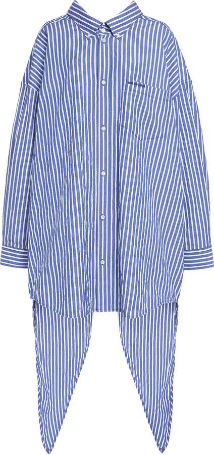 Balenciaga Oversized Striped Shirt | ShopStyle
