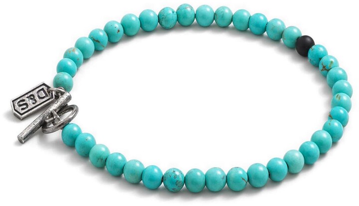 6218-3 NEW Towie Reem Beaded Bangle Bracelet Turquoise 
