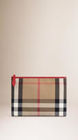 Thumbnail for your product : Burberry Large House Check Beauty Wallet