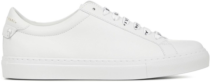 givenchy white & pink urban knots sneakers