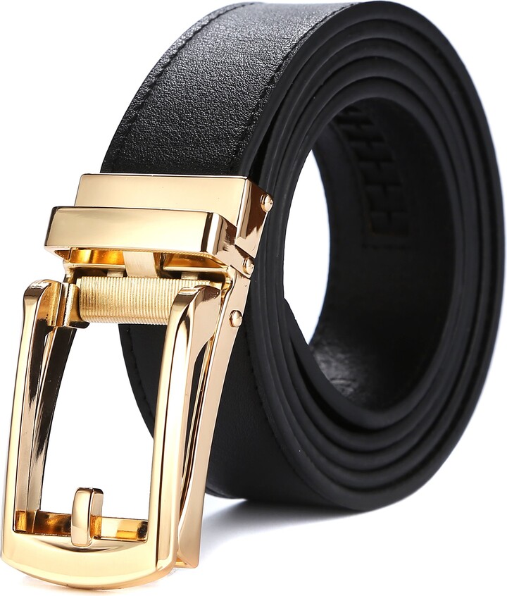Tonywell Men's Designer Leather Belt