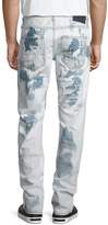 Thumbnail for your product : PRPS Barracuda Bleached & Distressed Denim Jeans, Light Blue