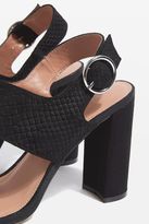 Thumbnail for your product : Topshop Monique slingback block heels sandals
