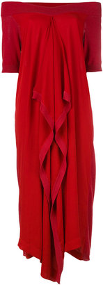 Antonio Marras boat neck dress - women - Cotton/Polyester/Viscose - S