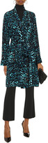 Thumbnail for your product : Diane von Furstenberg Valeria belted printed crepe wrap jacket