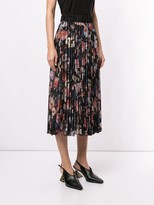 Thumbnail for your product : Romance Was Born Jardin Dream pleated skirt