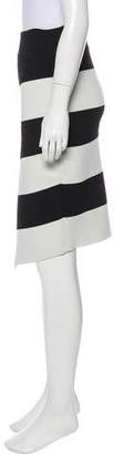 A.L.C. Striped Knee-Length Skirt