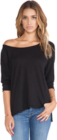 Thumbnail for your product : James Perse Crepe Jersey Raglan Tunic